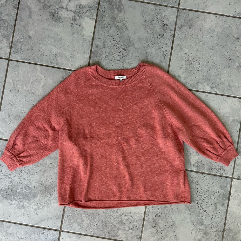Madewell Dusty Rose Knit Sweater